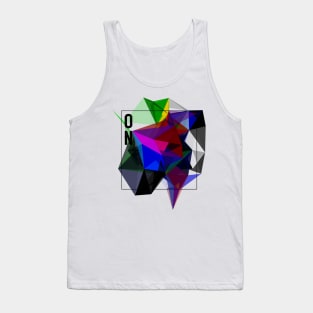 Abstract Geometric Collage Tank Top